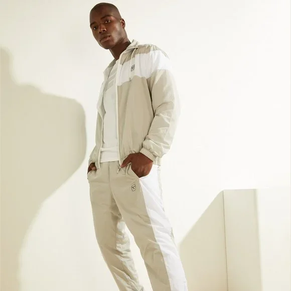 GUESS Men's Nowell Zip-Up Jacket sz L - Picture 2 of 8